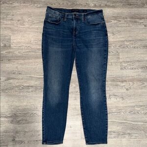 Lucky Brand Mid Rise Ava Dark Blue Skinny Jeans
